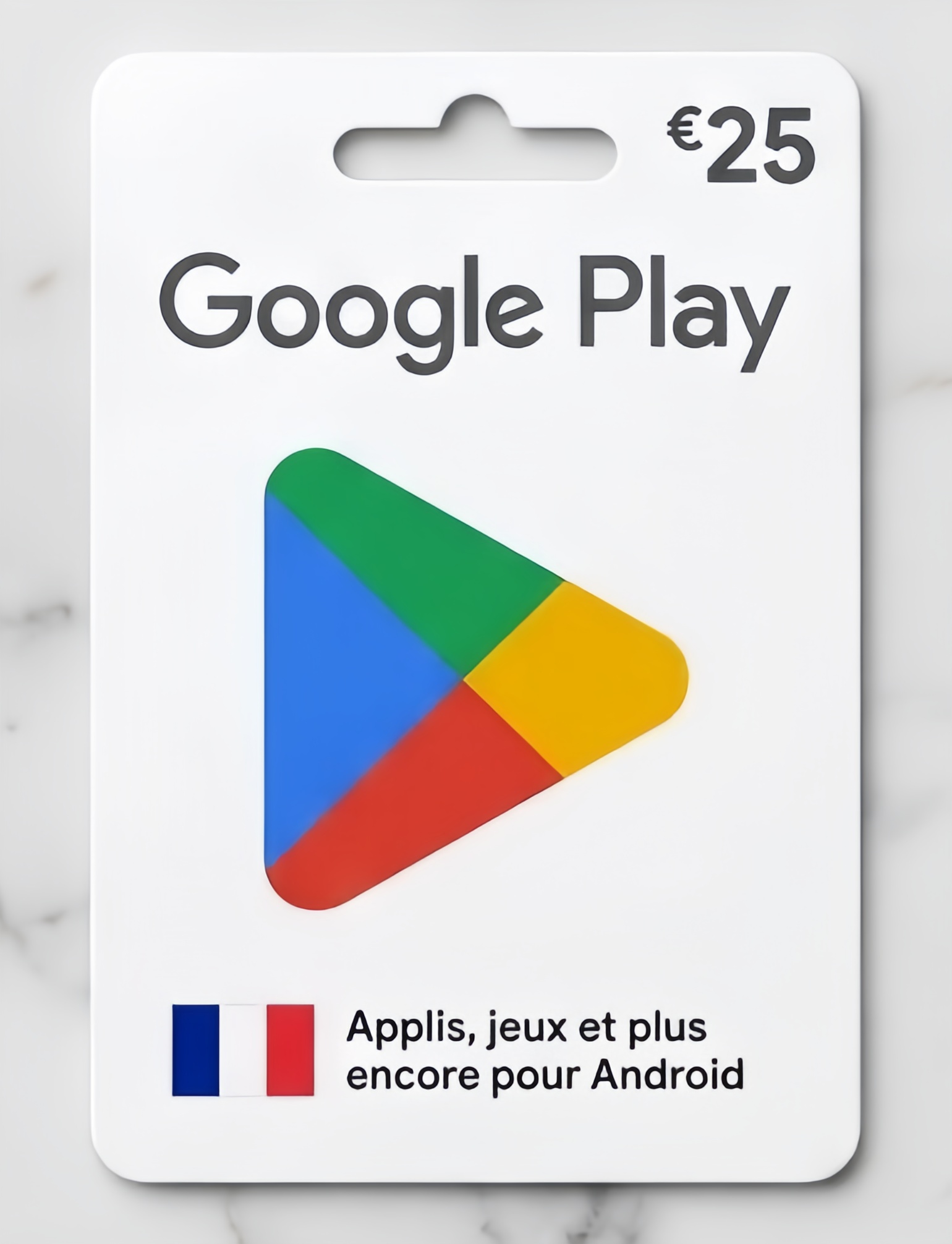 Google Play 25€ (FR) - Email Delivery